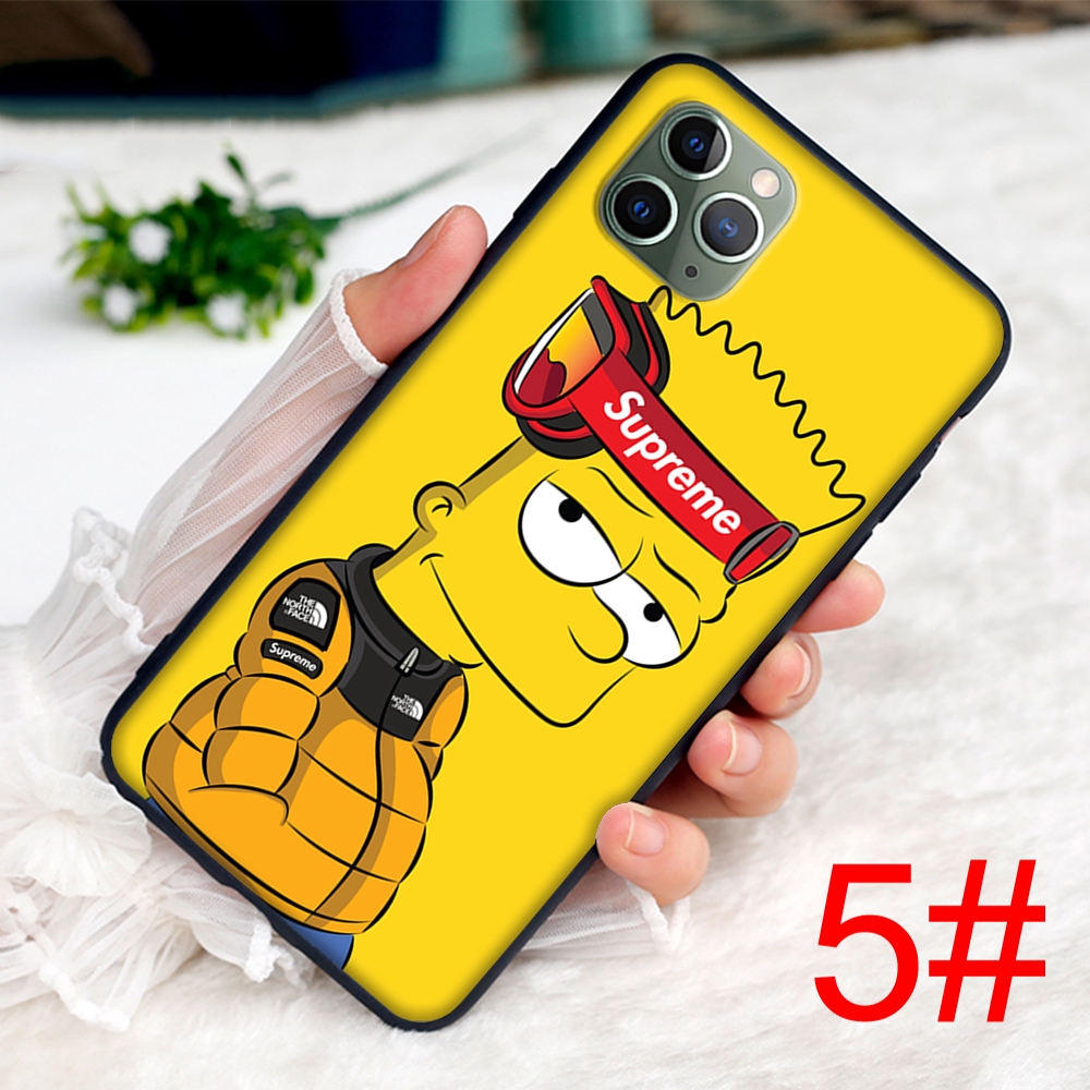 Soft Phone Case Iphone 12 Mini 11 Pro Max 7 8 Se Bart Simpson Shopee Philippines