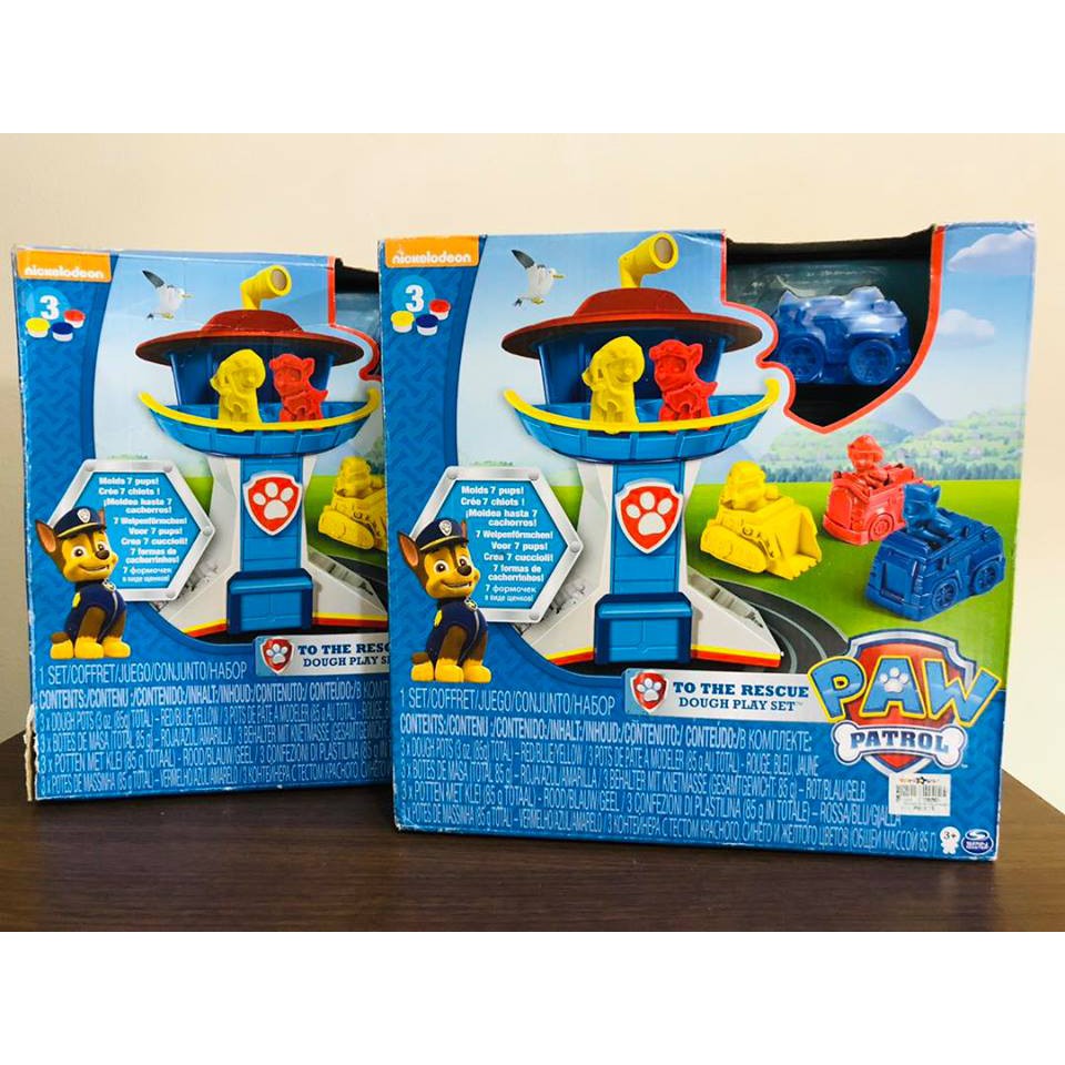 paw patrol to the rescue dough play set