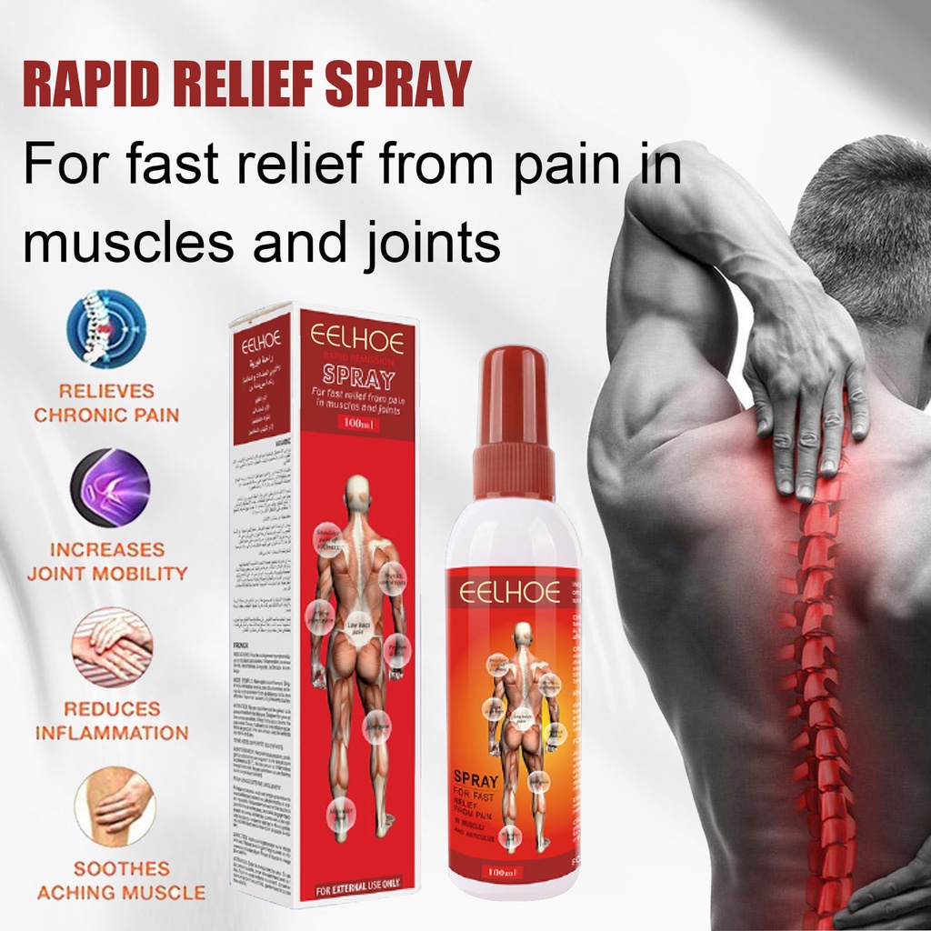 Eelhoe Joint Pain Spray Pain Relief Spray Tiger Oil Joint Spine And