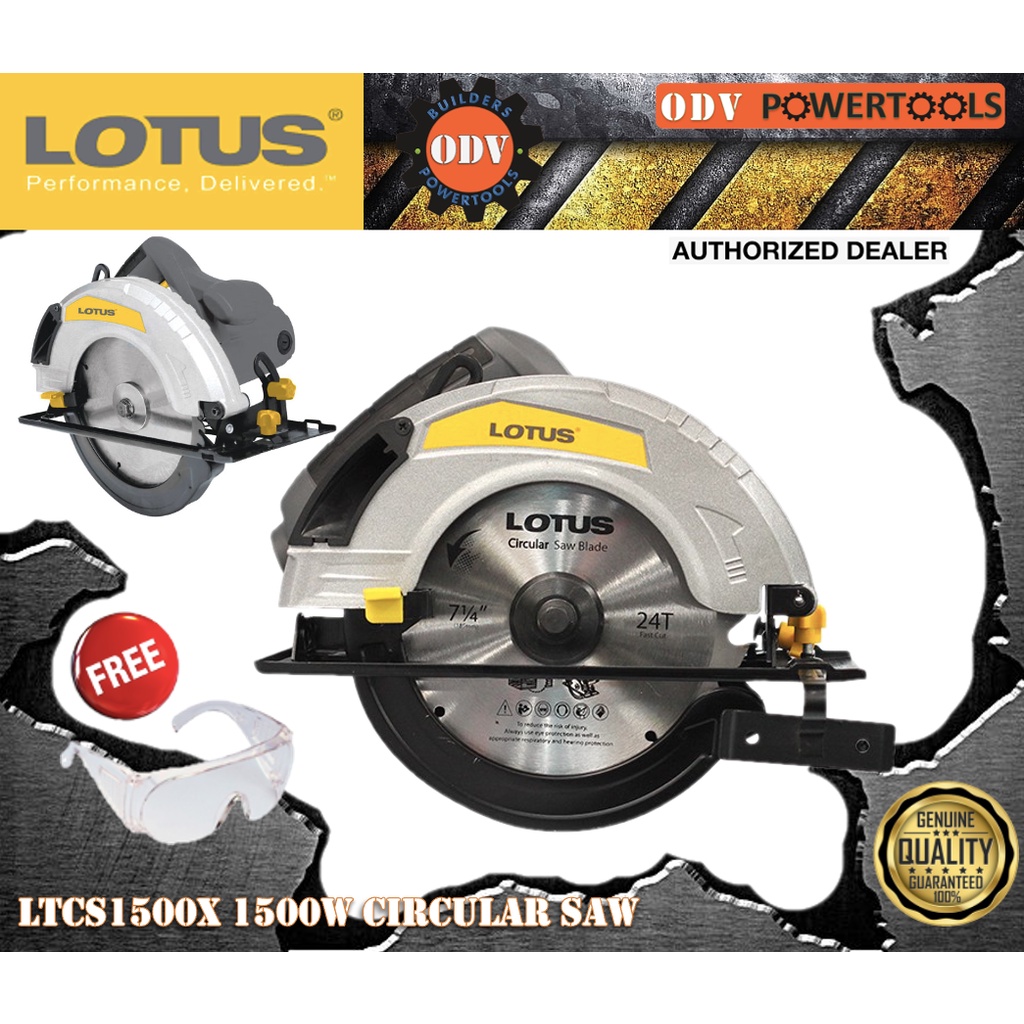 LOTUS CIRCULAR SAW 1500W with 7 1/4