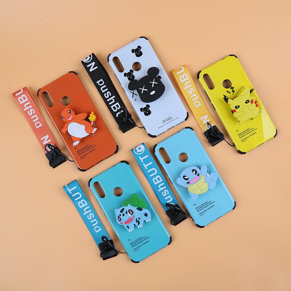Vivo Y11 Glossy Imd Tpu Pokemon Unite Case With Wrist Strap Pop Socket Luxury Phone Case Cover Shopee Philippines