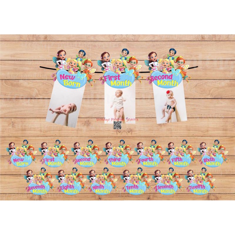 Butterbean's Cafe 0-12Months Baby Photo Banner