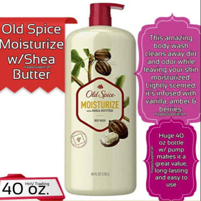 old spice moisturizer with shea butter