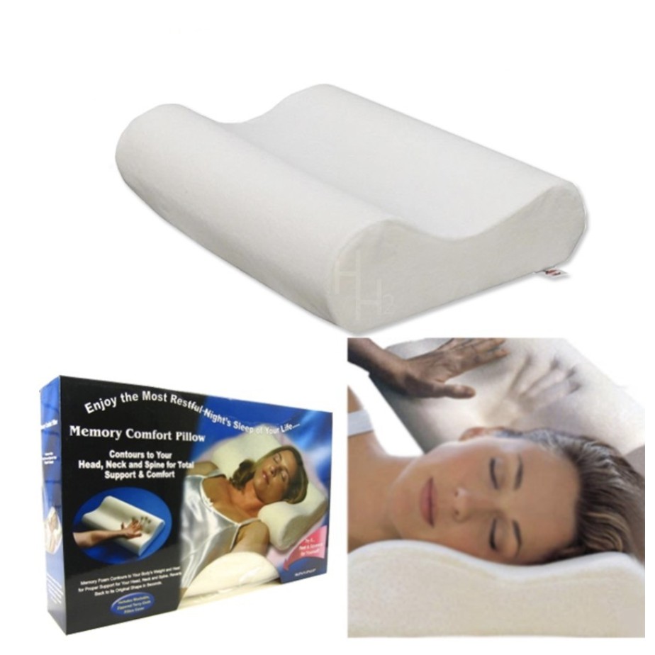 contour memory foam pillow