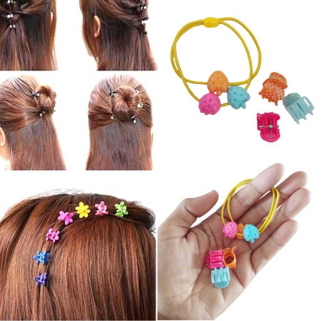 mini hair claw clips
