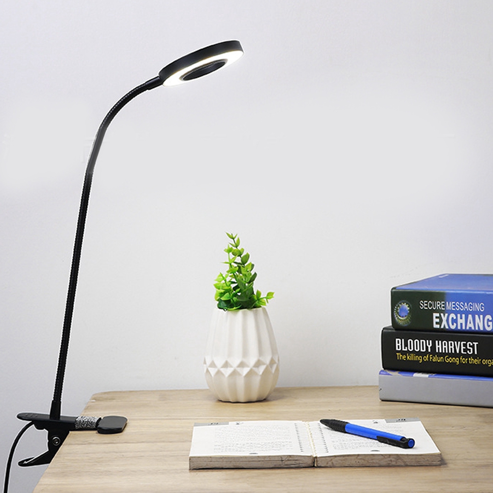 Ultra-Slim Table Lamp LED Tattoo Manicure Light 360° Rotatable Eye Care RF