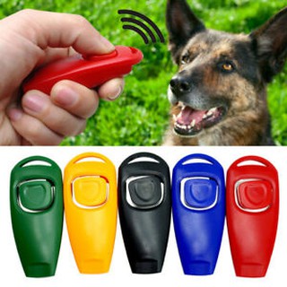 Hot Sale!Combo Dog Clicker & Whistle - Training,Pet Trainer Click Puppy With Guide #3