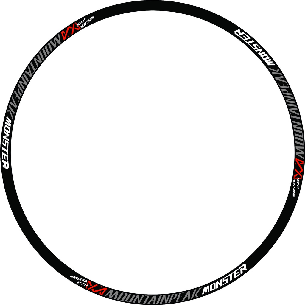 monster sticker for cycle