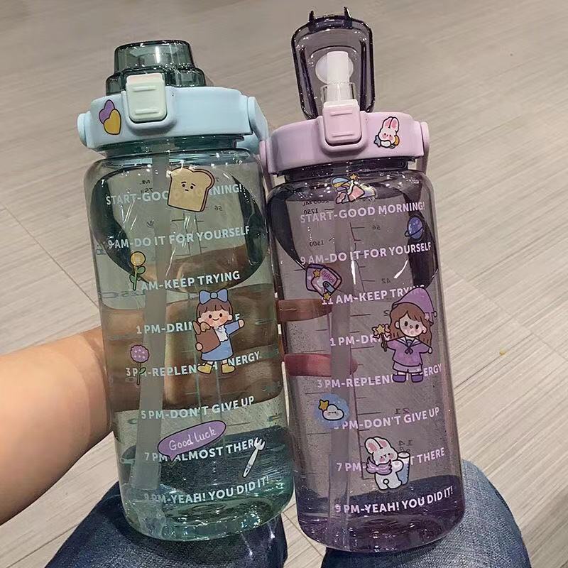 2L Motivational Half Gallon Water Bottle with S Free Tritan Large 2 Liter Water Jug for Fitness Gym and Outdoor Sports | Shopee Philippines 2L Motivational Half Gallon Water Bottle with S Free Tritan Large 2 Liter Water Jug for Fitness Gym and Outdoor Sports | Shopee Philippines