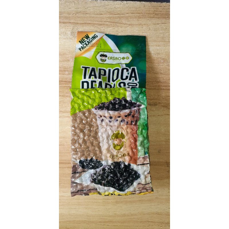 ERSAO Tapioca Black Pearls Vacuum Sealed 1kg (6 Month Shelf Life