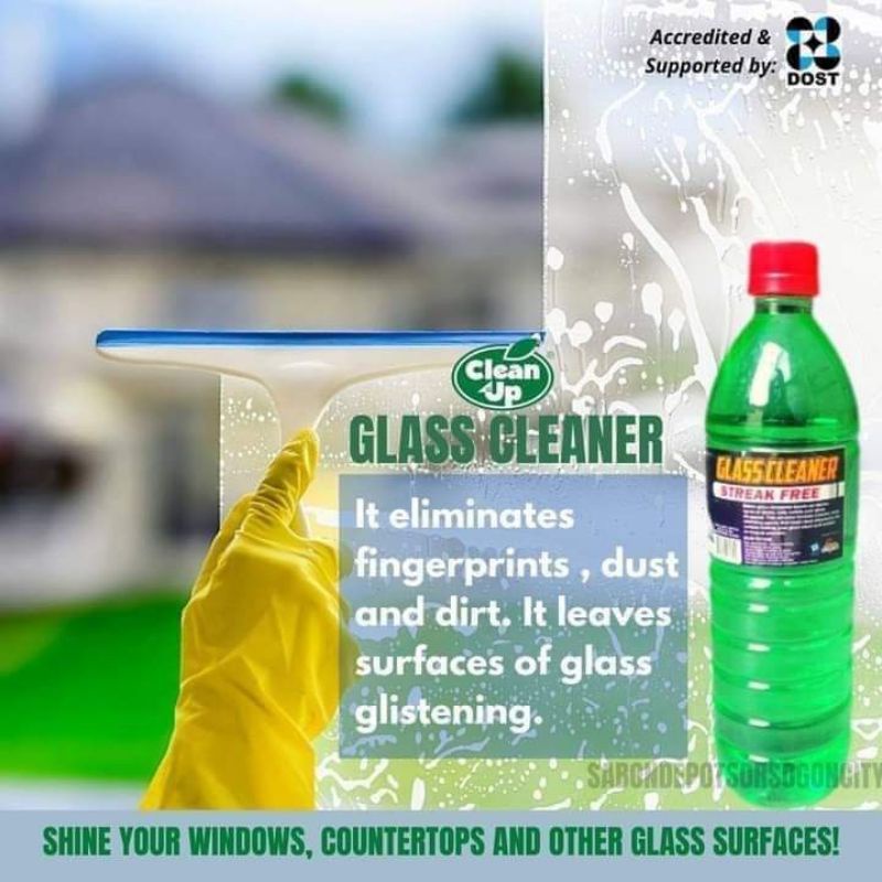 CLEAN UP GLASS CLEANER 1 LITER Shopee Philippines