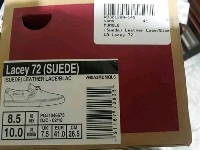 vans lacey 72 suede black price philippines