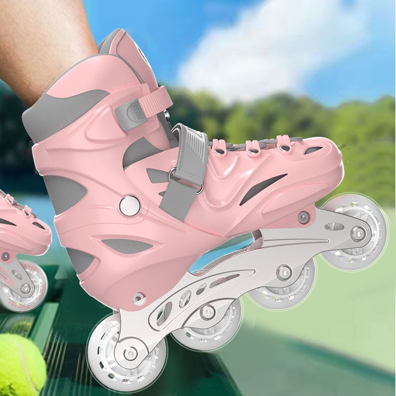 Inline Roller Skates Adjustable Flashing Gifts Souvenirs New Year