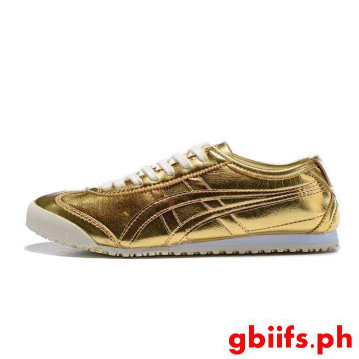 asics shoes mens gold