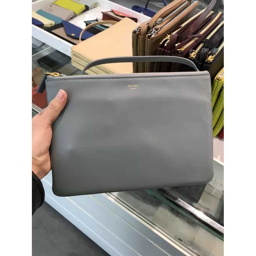 celine trio bag grey