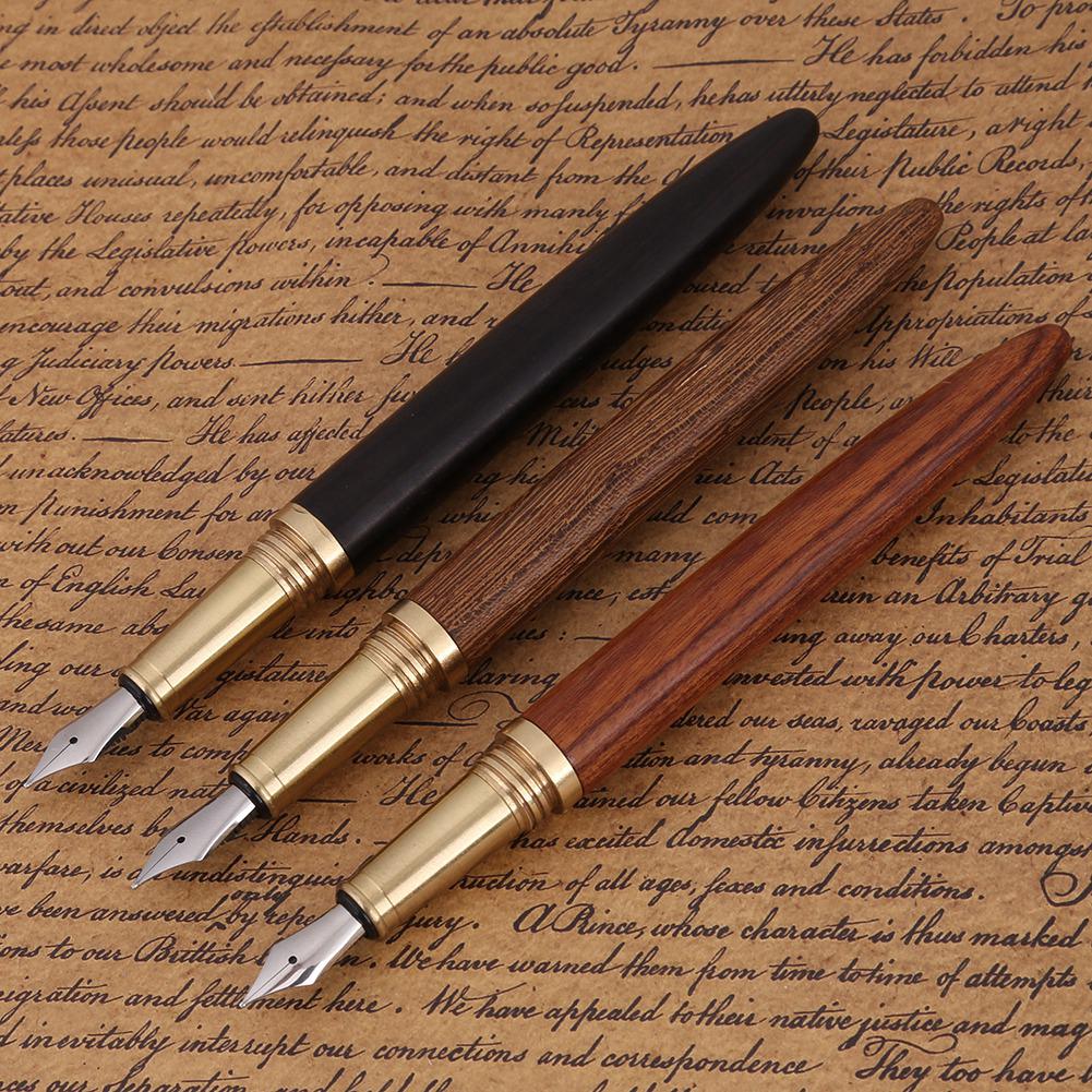 Superparis 3Types 0.7mm High Grade Wooden Fountain Pen 