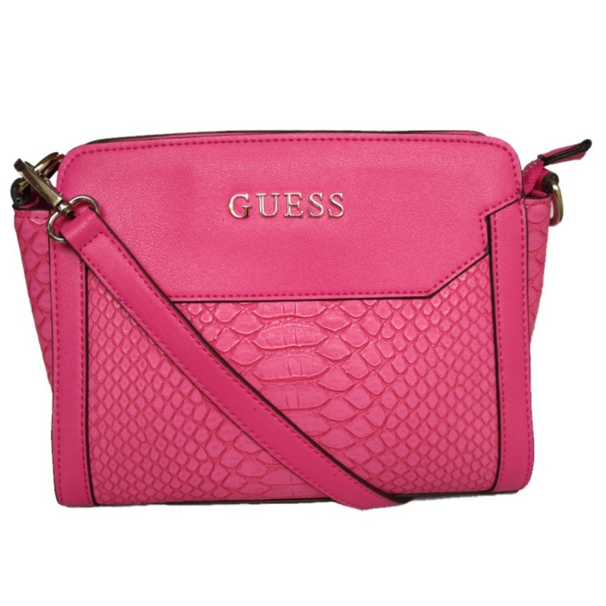 hot pink guess bag