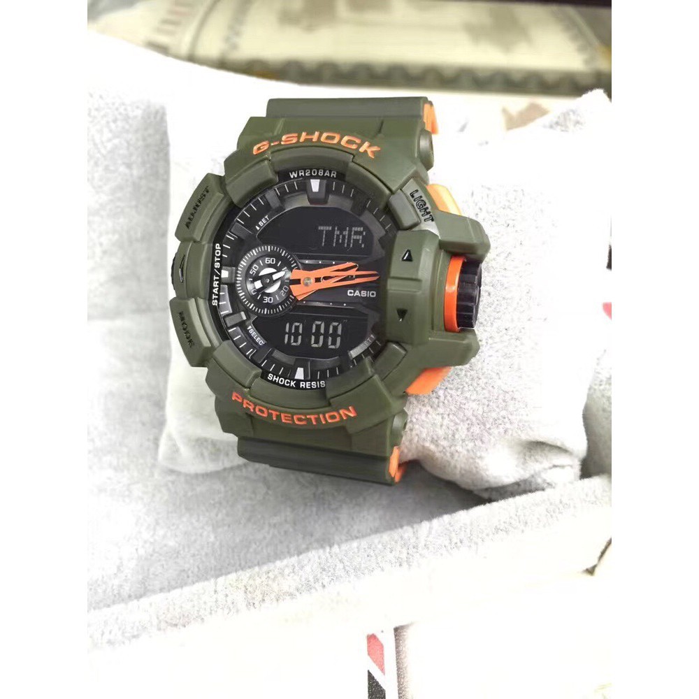 g shock green orange