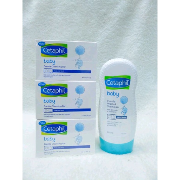 Cetaphil Baby Soap and Wash/Shampoo Set Shopee Philippines