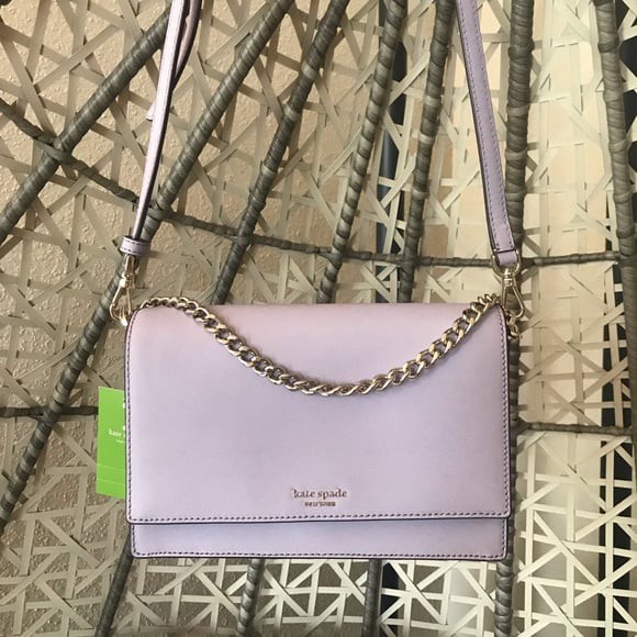 AUTHENTIC KATESPADE Cameron Convertible Crossbody Icy Lavender - ORIGINAL,  BRAND NEW, US IMPORTED | Shopee Philippines