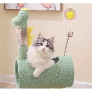 Small cat apartment cat tree one-stop indoor game cat tower, grabber, cat pillar tree033