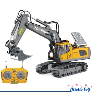 MIE Remote Control Engineering Car Excavator Bulldozer Dump Truck Toy Rc Car For Children Birthday Gifts