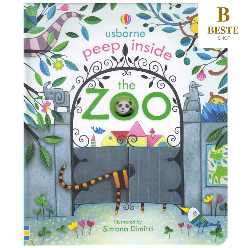 Featured image of 【Ready Stock】Peep Inside Zoo English Educational 3D Flap Picture Cardboard Books for Baby