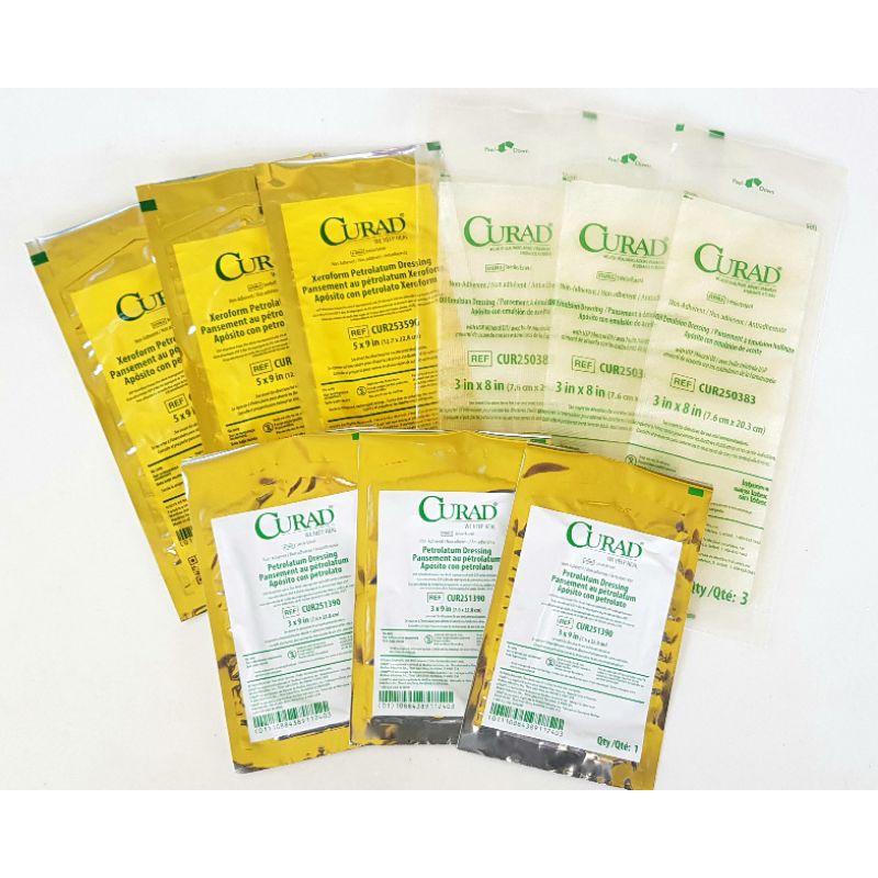 Curad Dressings Xeroform Petrolatum, Petrolatum, Oil Emulsion / Wound