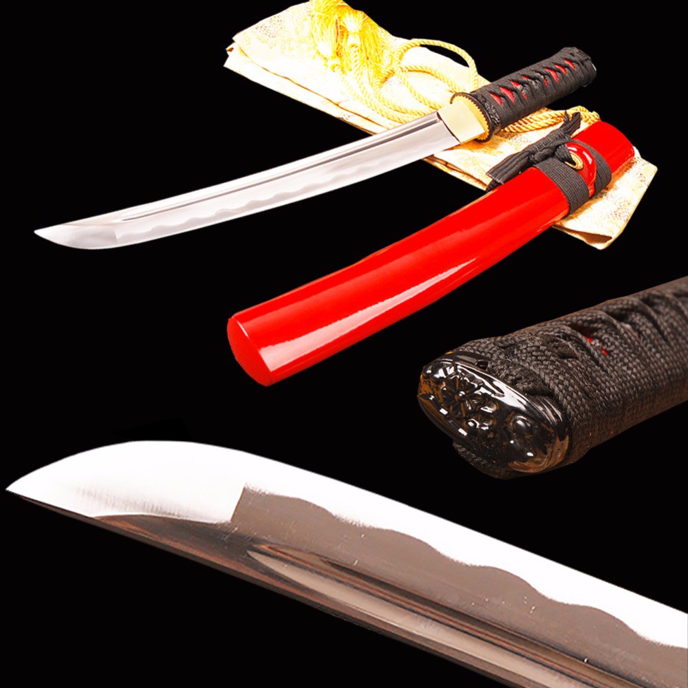 Brandon Swords Handmade Japanese Samurai Tanto 1060 Carbon Steel Sharp Sword Battle Ready Full 4687