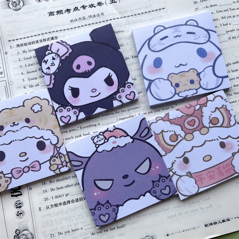 Kuromi Sticky Notes Memo Sheets Stationery Office Supplies | Shopee ...