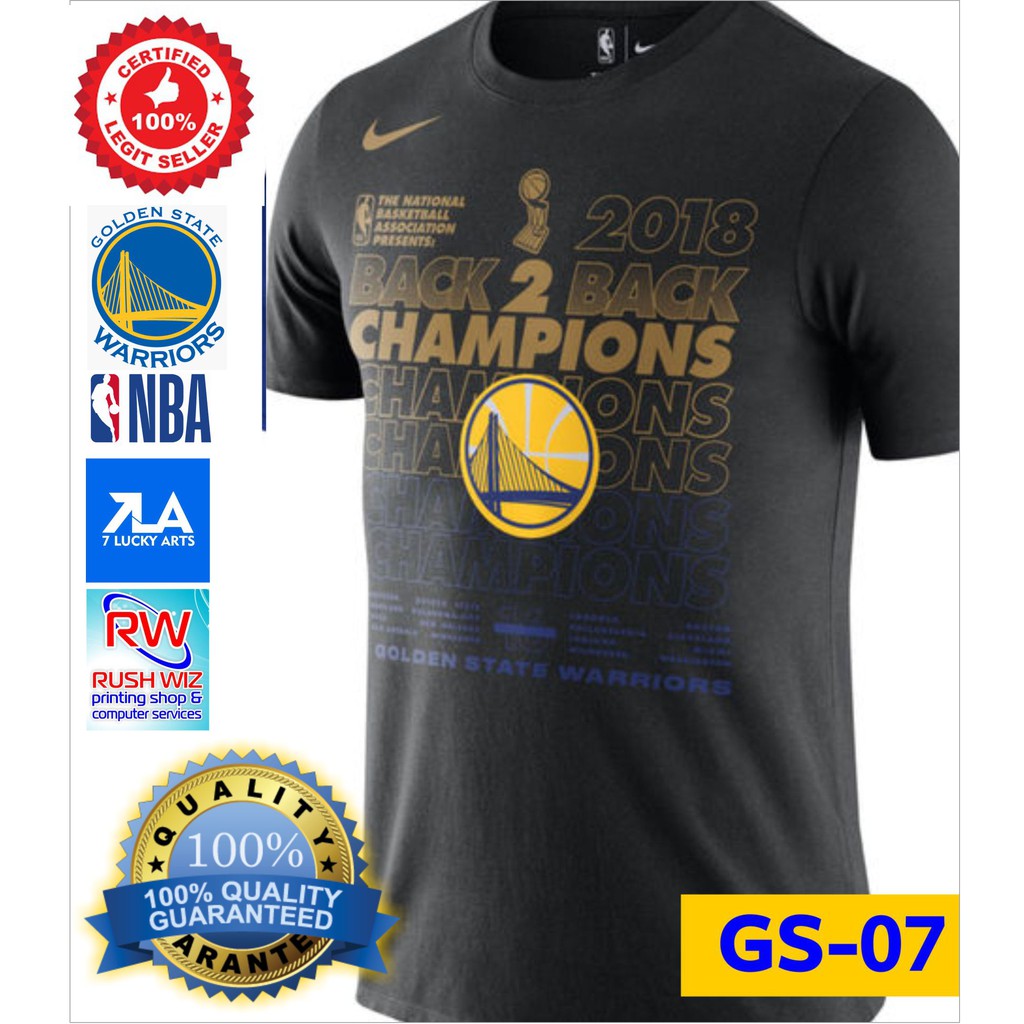 warriors championship shirt 2018