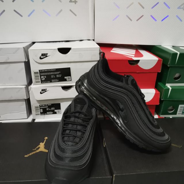 nike 97 triple black