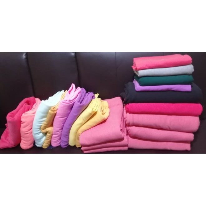 Affordable Korean Cotton Fabrics Soft Ribbed Cotton 1x1 | Shopee ...