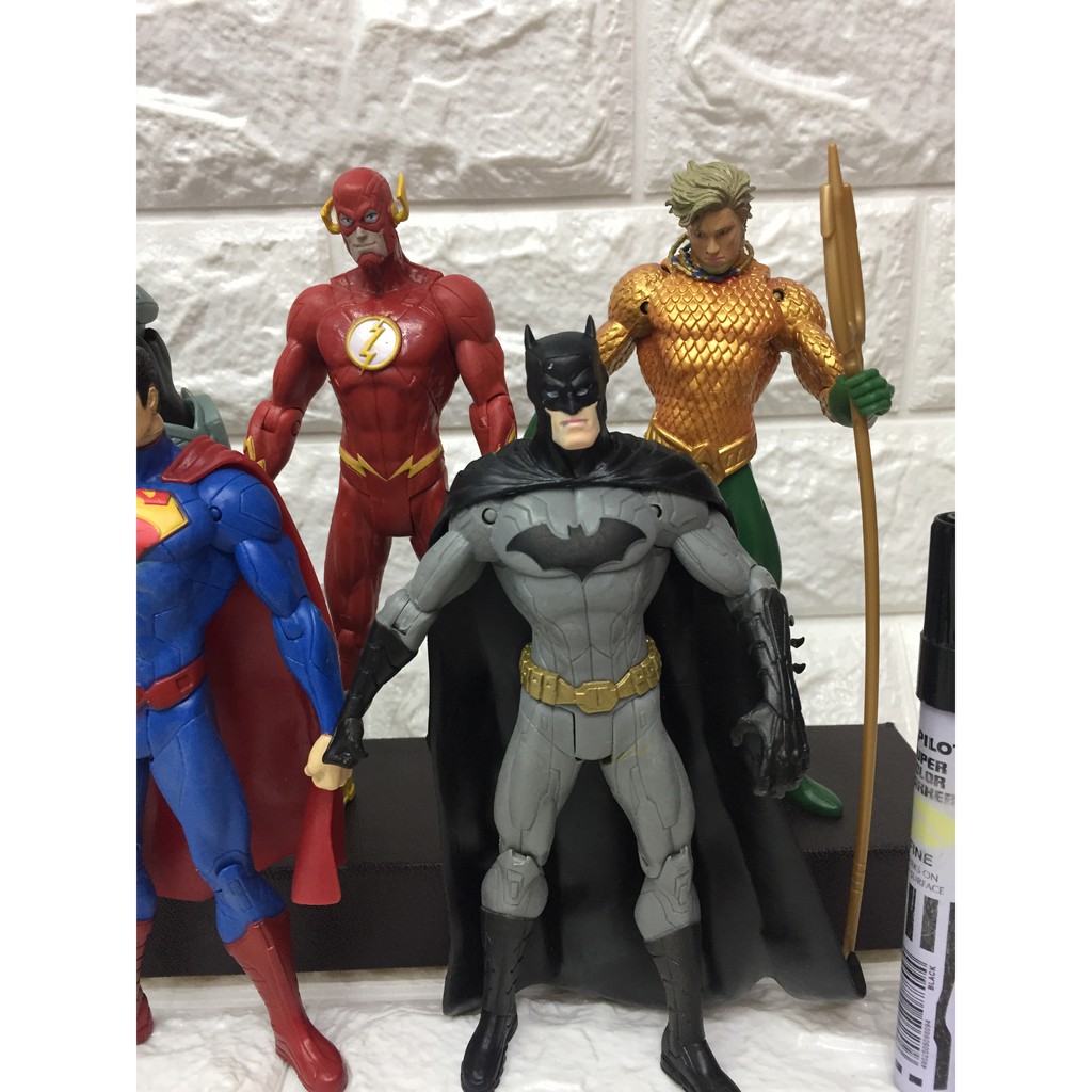 7 Pcs Justice League Superman Batman Flash Aquaman DC Universe Action Figure New 