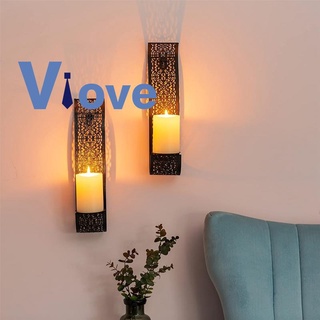 Wall-Mount Pillar Candles Holders for Room Decoration Candle Stand #1