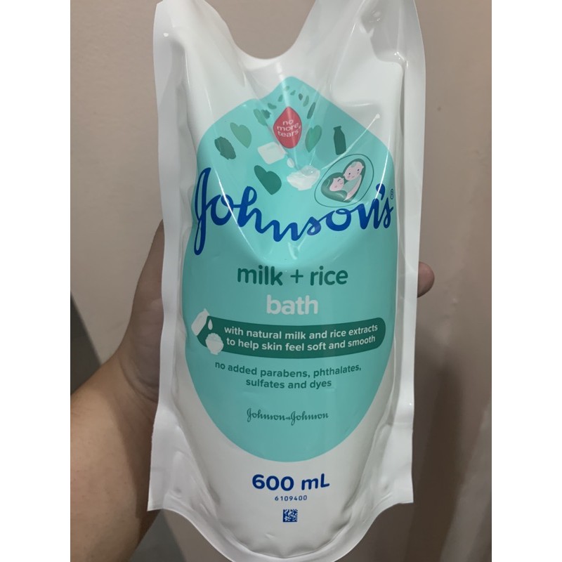 JOHNSON MILK AND RICE liquid bath soap 600ml Shopee Philippines