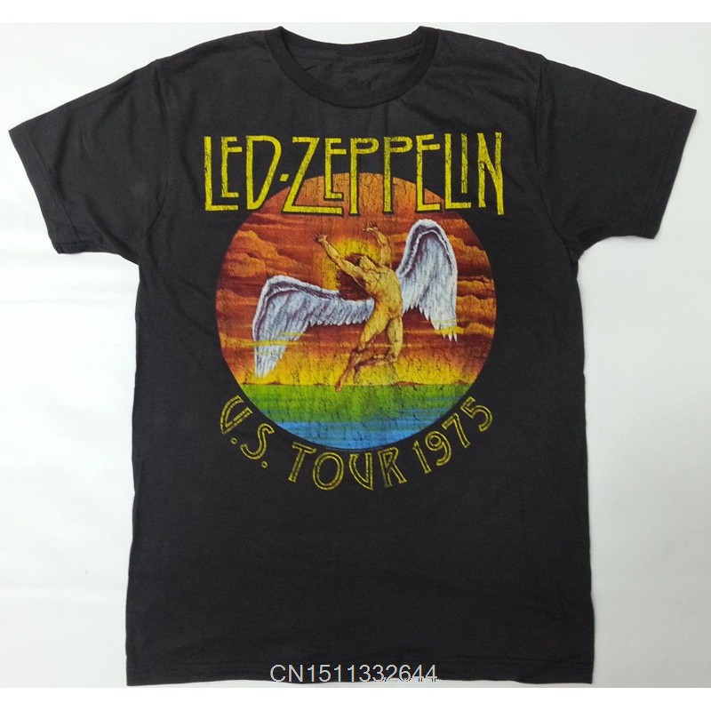 led zeppelin 1975 tour shirt