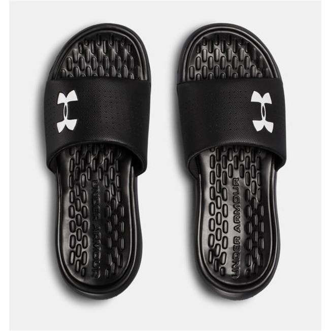 black under armour slides