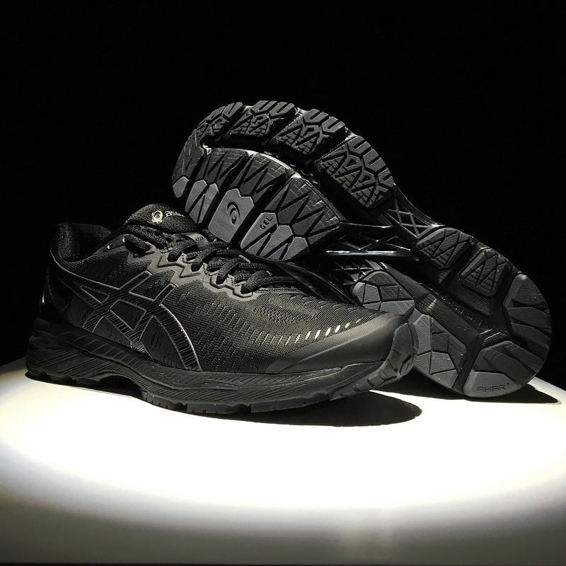 Asics 亚瑟士 Gel Kayano 23 T646n Black Out Mens Mesh Knit Sport Running Shoes Black Shopee Philippines