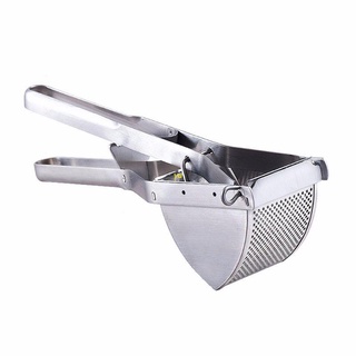 yu Heavy Duty Stainless Steel Manual Juicer Potato Masher Ricer for Baby Food Fruit Vegetable Kitchen Bar Counter Pressure #1
