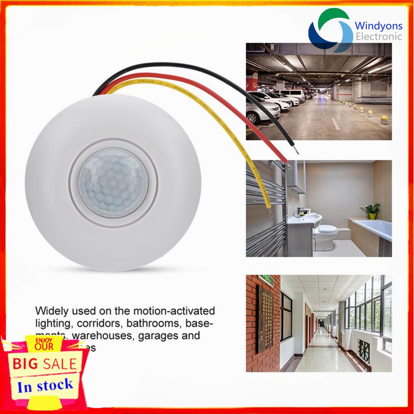 360 Infrared Pir Motion Sensor Switch For Led Ceiling Light