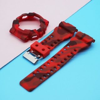 （Selling）（Ready Stock）Silicone Watch Strap +Case with tool for Casio G-Shock GA-110 GA100 GA120 GA15 #5