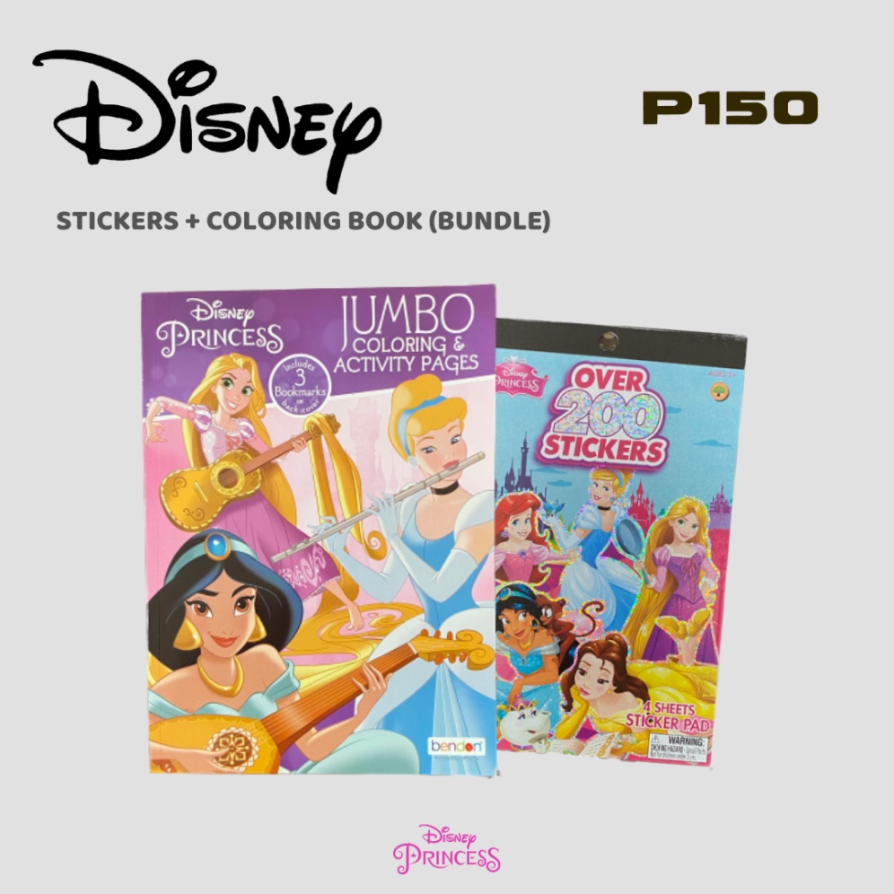 Purple Disney Princess Jumbo Coloring & Activity Book with Disney