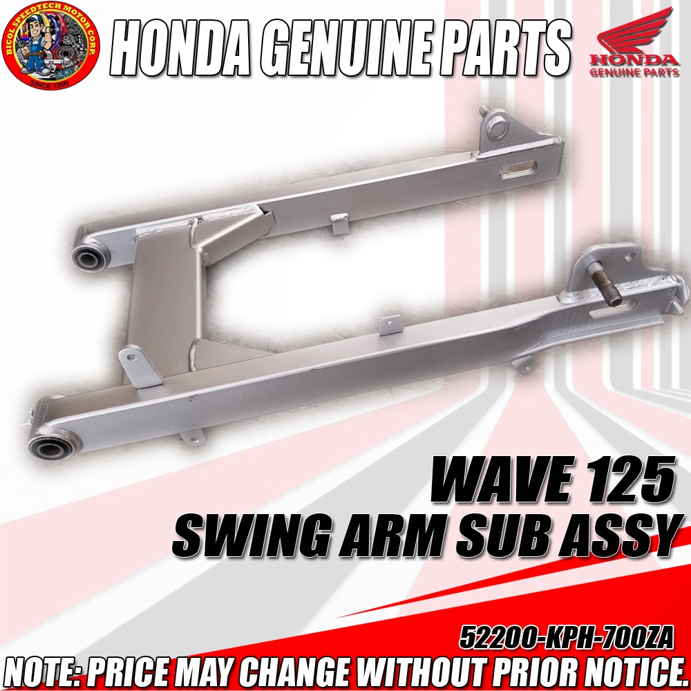 WAVE 125 LATEST SWING ARM SUB ASSY (HPI) (GENUINE 52200KPH700ZA