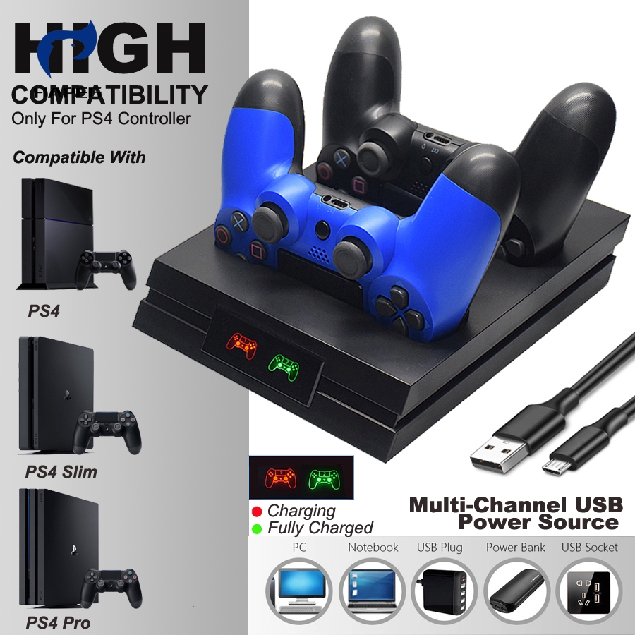 playstation 4 controller wireless charger