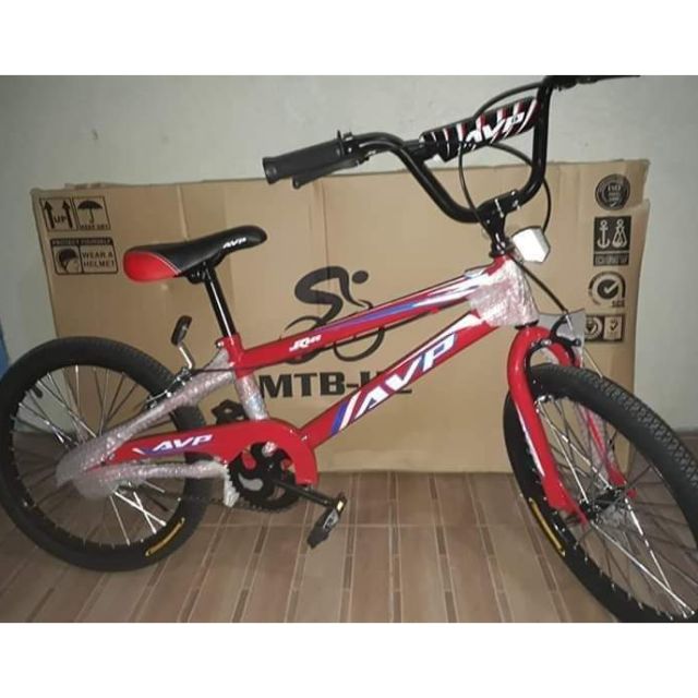 bmx blue and black