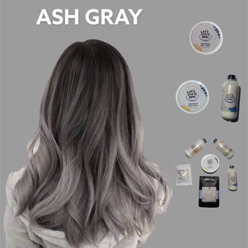 Ash Gray Platinum Vibrant Hair Dye / Dye and Developer / Bleaching Set by  Let's Dye It MNL | Shopee Philippines