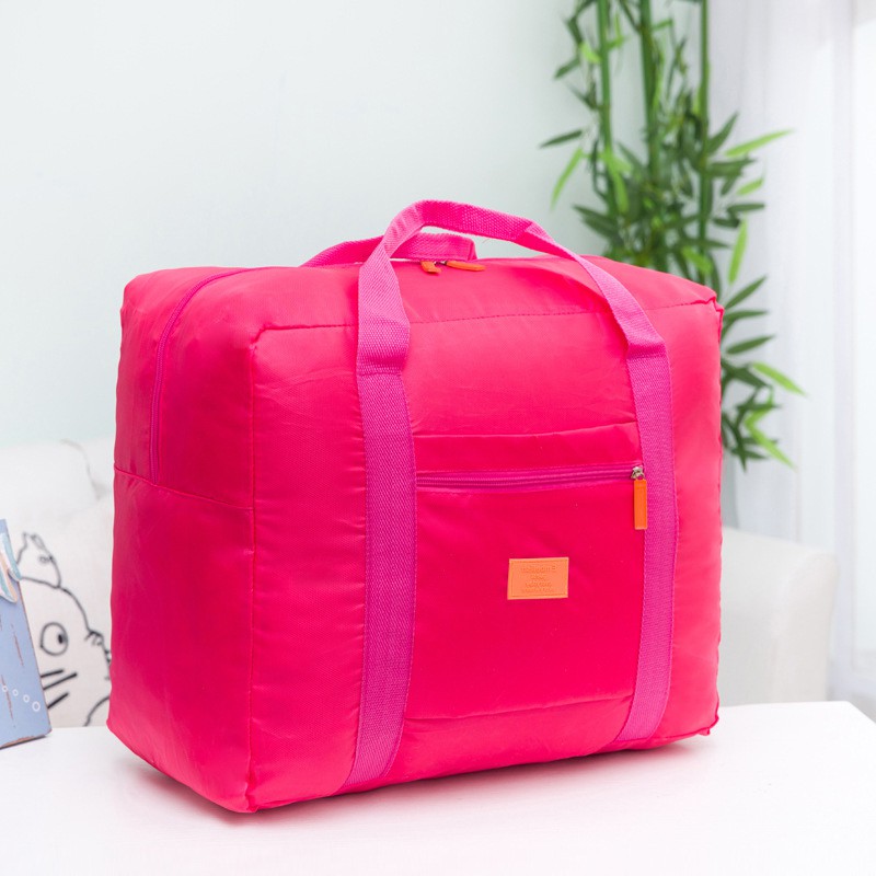 pink travel duffle bag