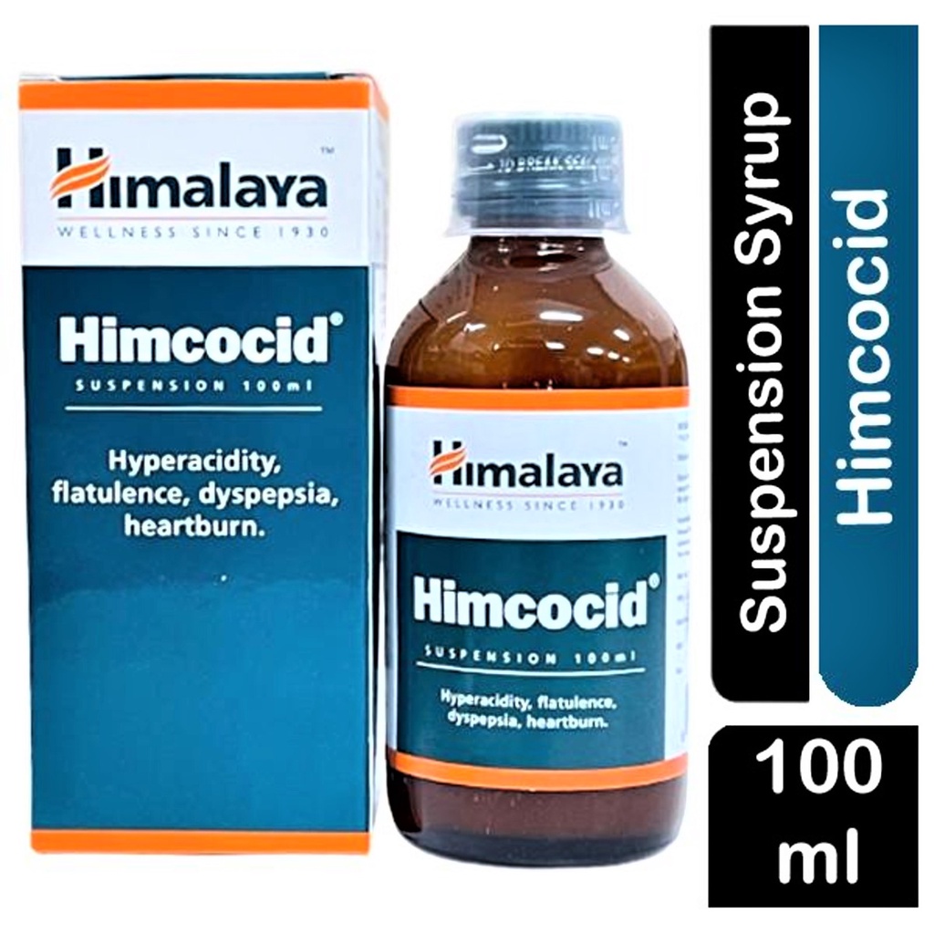 Himalaya Himcocid Suspension 100 ML (Antacid, Dyspepsia, Heartburn, Flatulence) Shopee Philippines