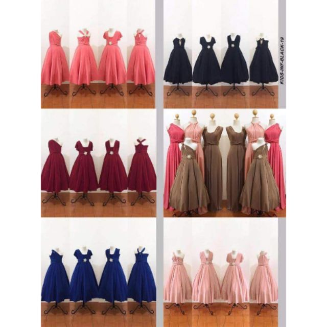 infinity dress flower girl